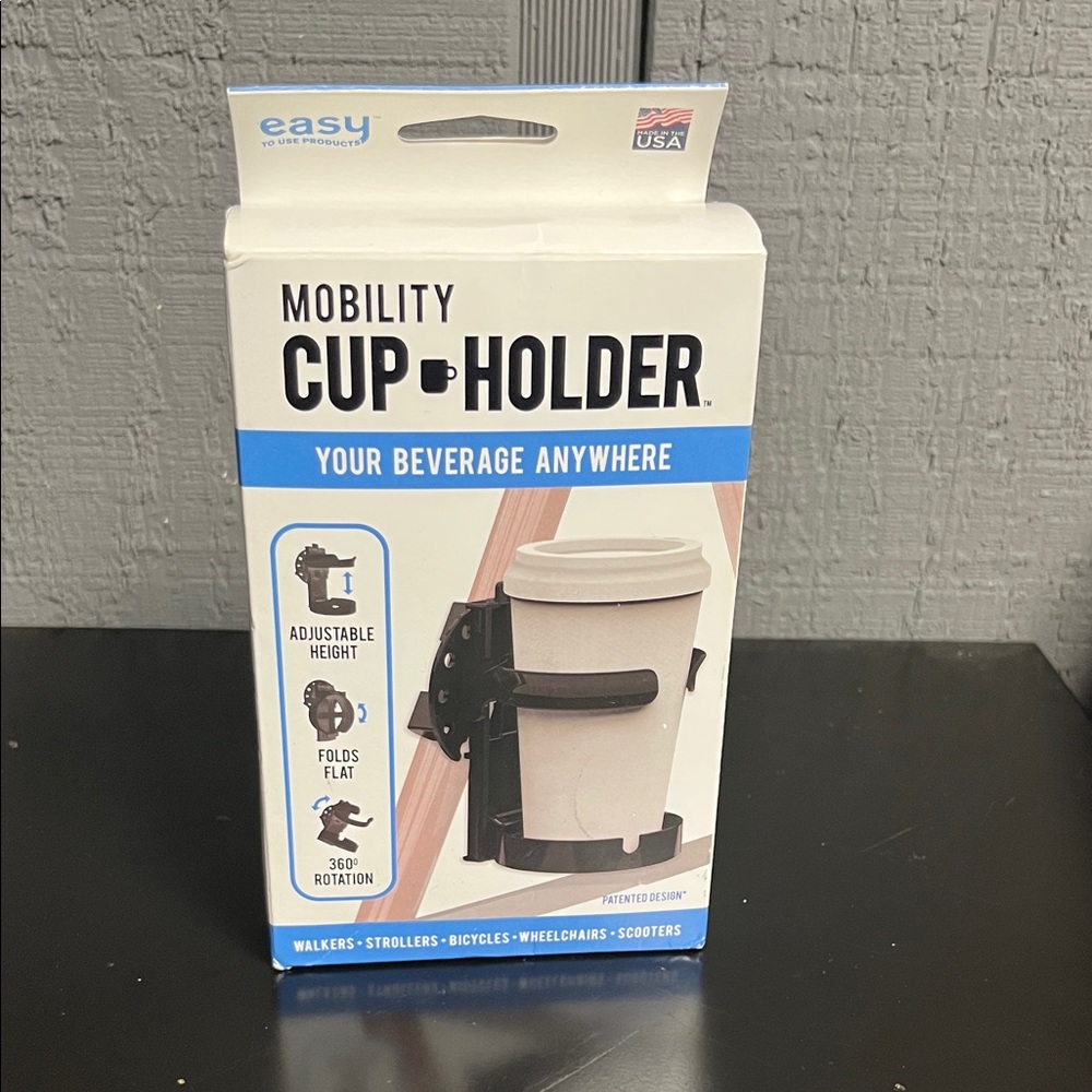 Mobility Cup Holder with Adjustable Height